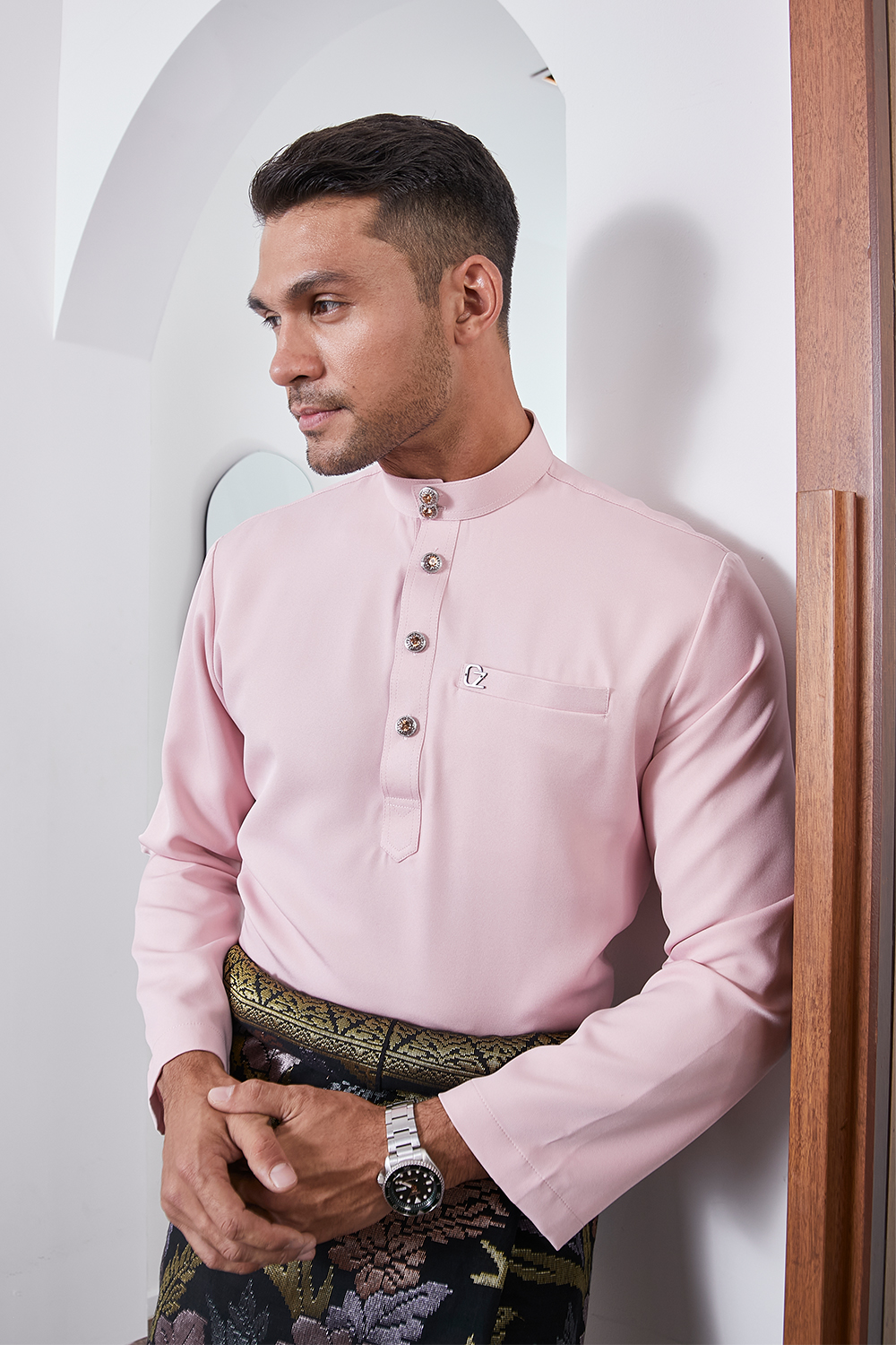Baju Melayu Yusoff - Soft Pink